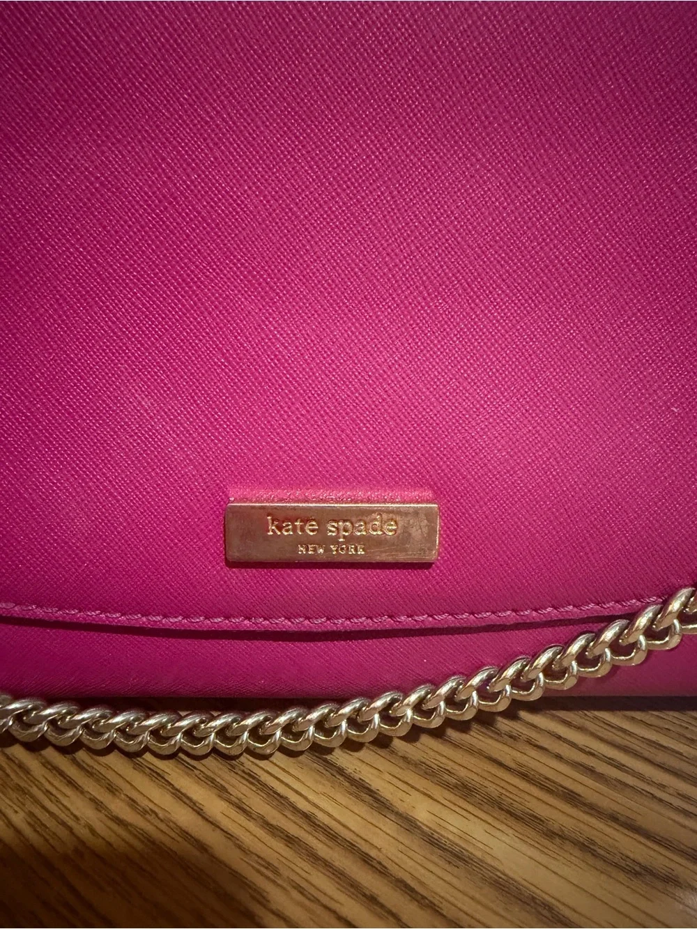Kate Spade Pink Crossbody Chain Purse
